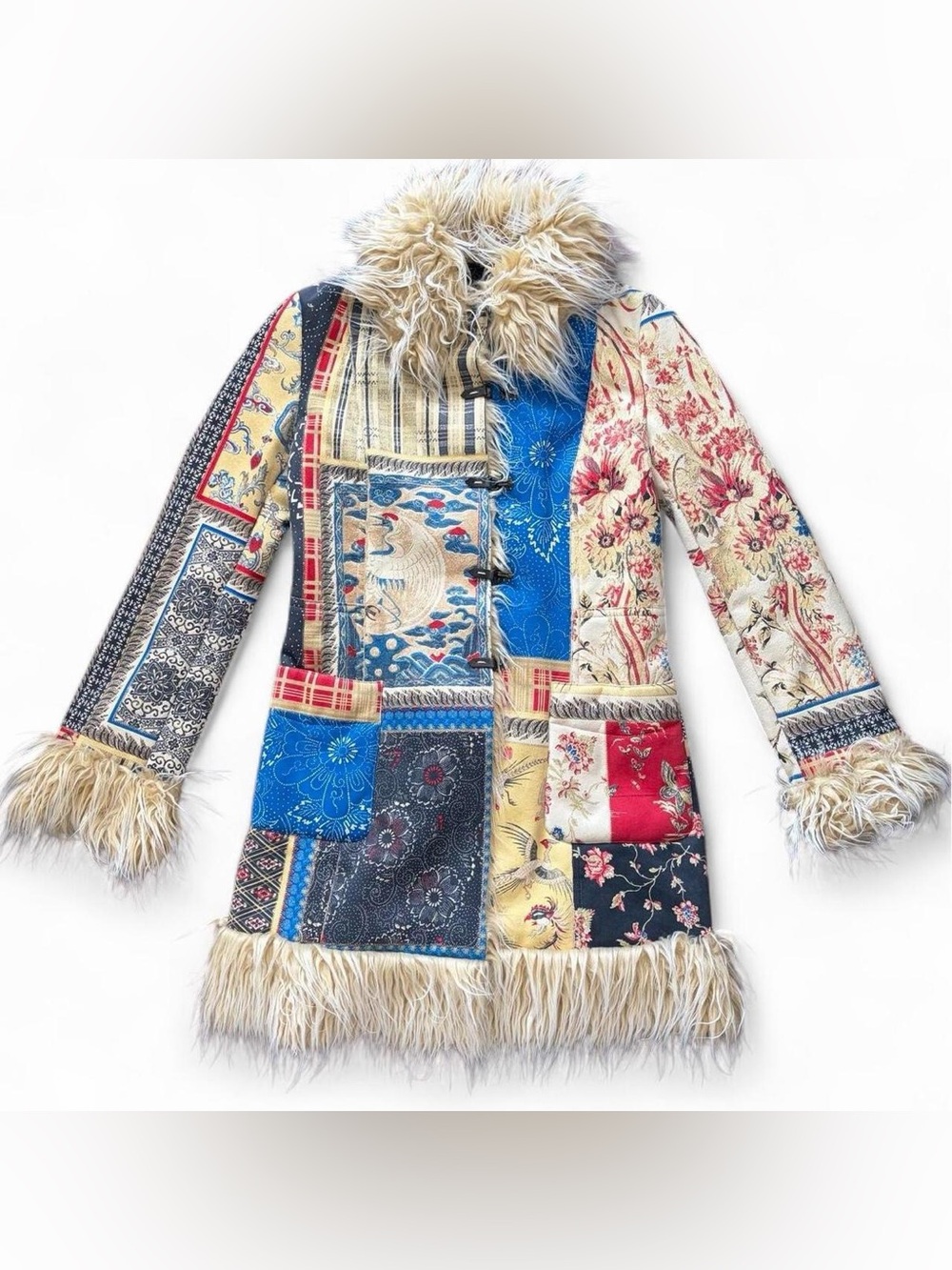 vintage cavalli penny lane coat - Picture 2 of 11